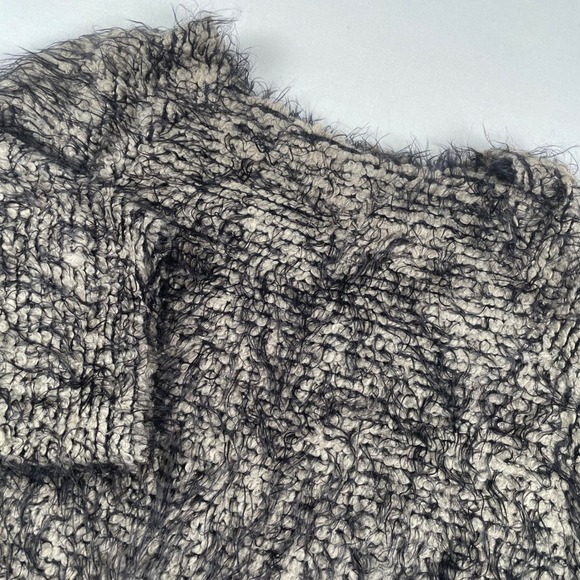 ELVI‎ Womens Fuzzy Textured Sweater Soft Crop Top UK26 US22 Short Sleeve - Picture 6 of 6